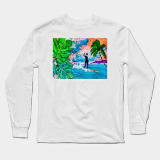Costa Rica Surf Long Sleeve T-Shirt